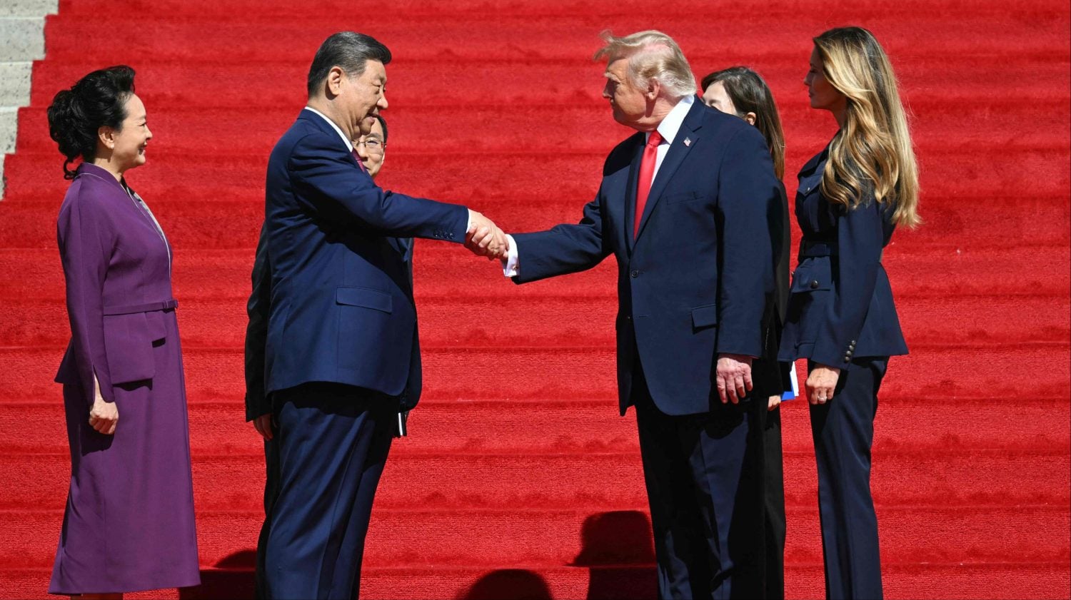 Donald Trump ja Xi Jinping tapasivat Washingtonissa syyskuussa. AFP / LEHTIKUVA / SAUL LOEB