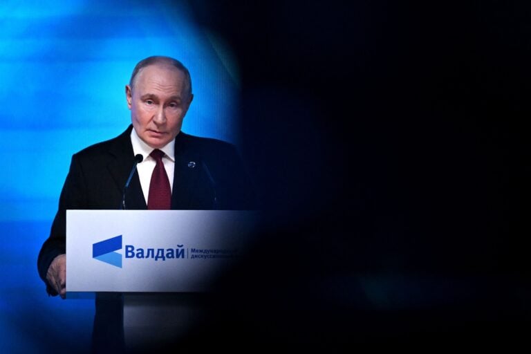 Vladimir Putin Moskovassa 1. lokakuuta 2026. / AFP / LEHTIKUVA / IGOR IVANKO