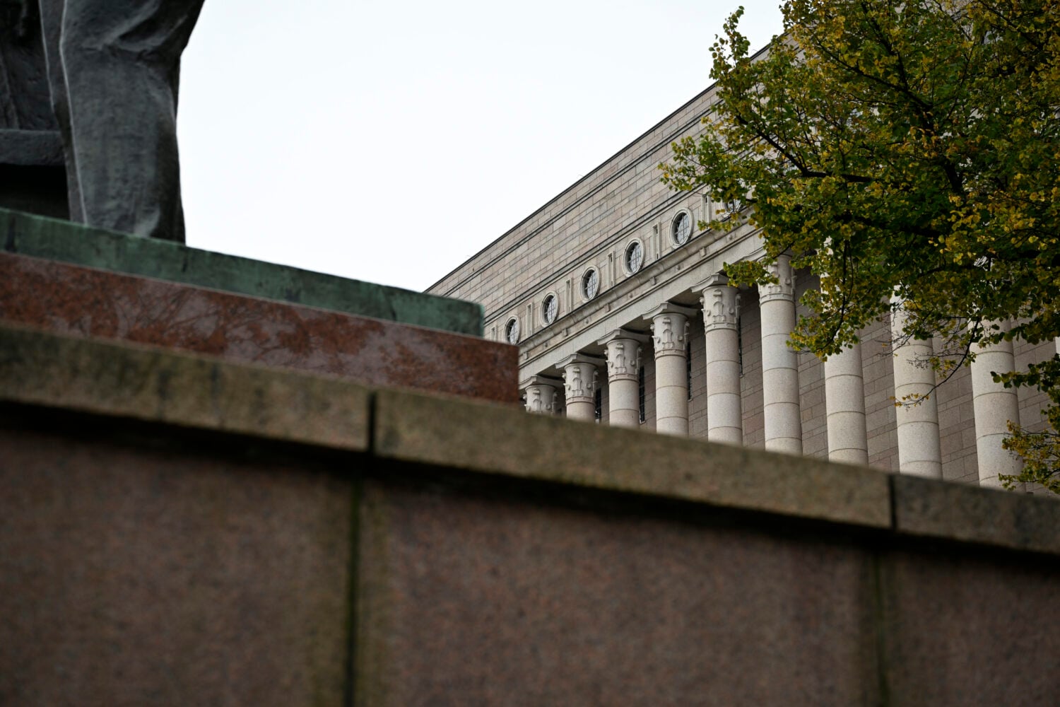 Parliament Building in Helsinki. / LEHTIKUVA / EMMI KORHONEN