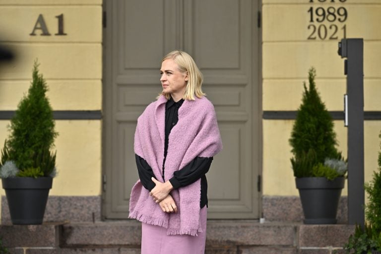 Elina Valtonen Helsingissä 5. lokakuuta.
