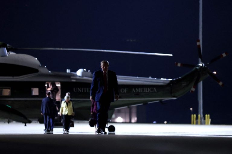 Donald Trump Etelä-Carolinassa. / AFP / LEHTIKUVA / ANNA MONEYMAKER