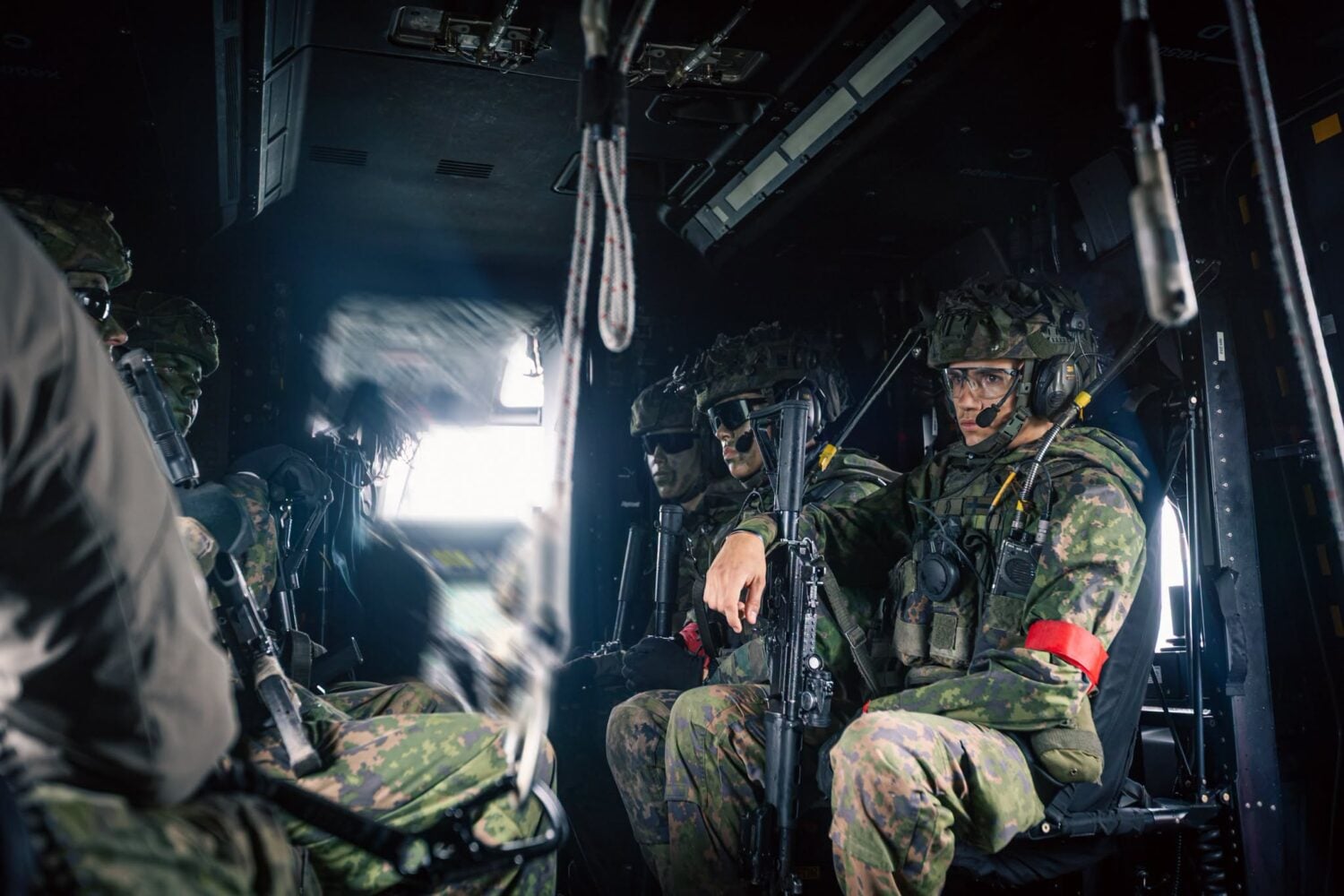 Finnish conscripts during an exercise. / Maavoimat