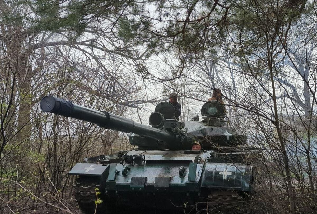 T-62M-taistelupanssarivaunu Ukrainan käytössä. / ArmyInform