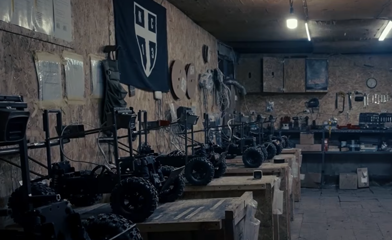 Ukrainian ground drones are prepared for operation Vivaldi. / United24