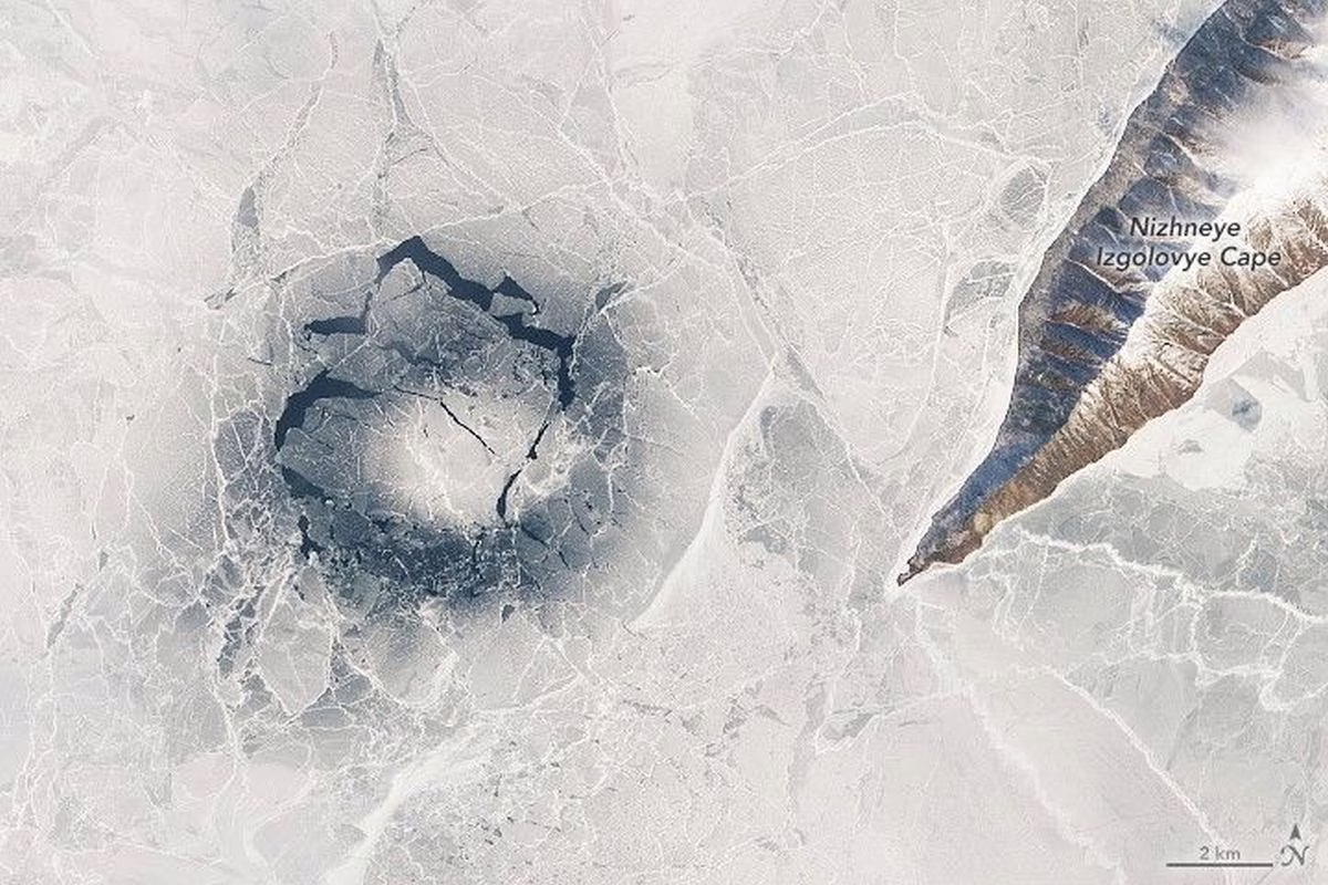 Jäärengas muodostumassa. / NASA