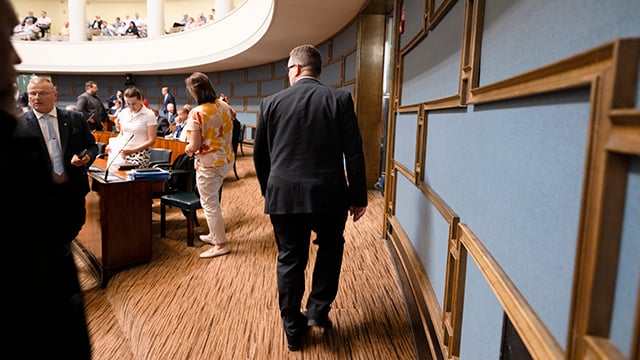 Eduskunnassa keskusteltiin eläkkeistä. Eduskuntatiedotus