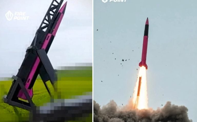 FP-7.x Freyja -torjuntaohjus laukaisutestissä. X