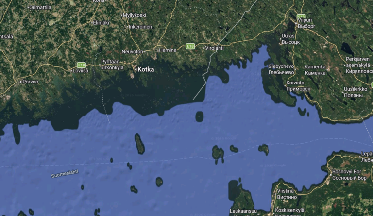 The area around Kotka. / Google Maps