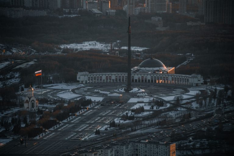 Moskovaa ilmakuvassa. PEXELS